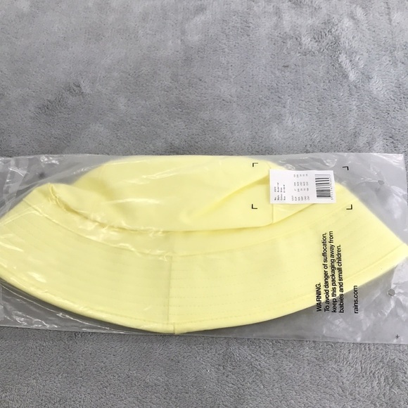 Rains Bucket Hat in the Color Straw Size S/M New - Picture 3 of 4